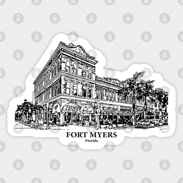 Fort Myers - Florida Sticker by Lakeric